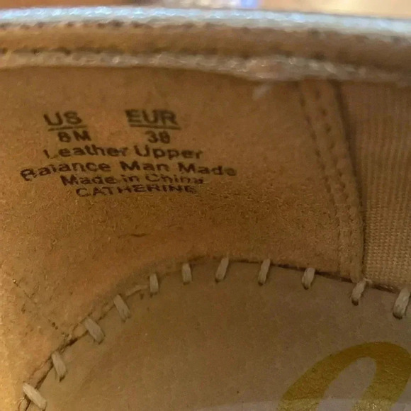 Sam Edelman Catherine rose gold espadrille shoe - size 8 - leather - Picture 5 of 7